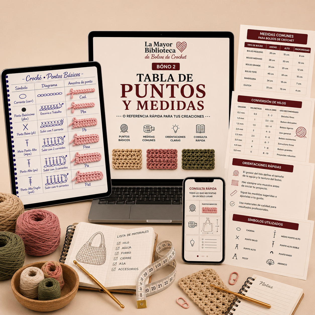 Bono 2 — Tabla de Puntos y Medidas