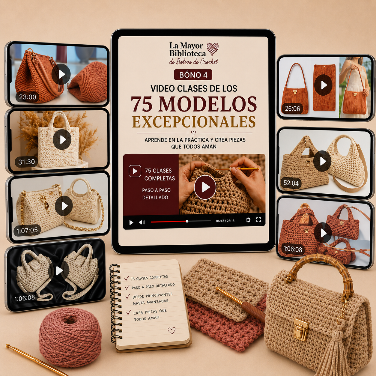 Bono 4 — Video Clases 75 Modelos