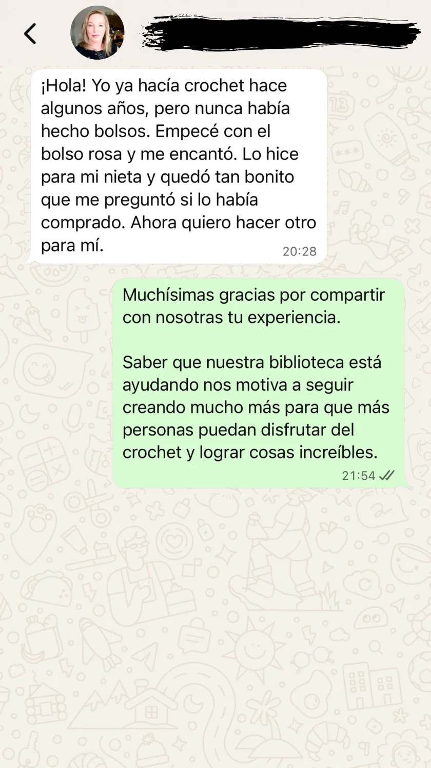 Testimonio real WhatsApp