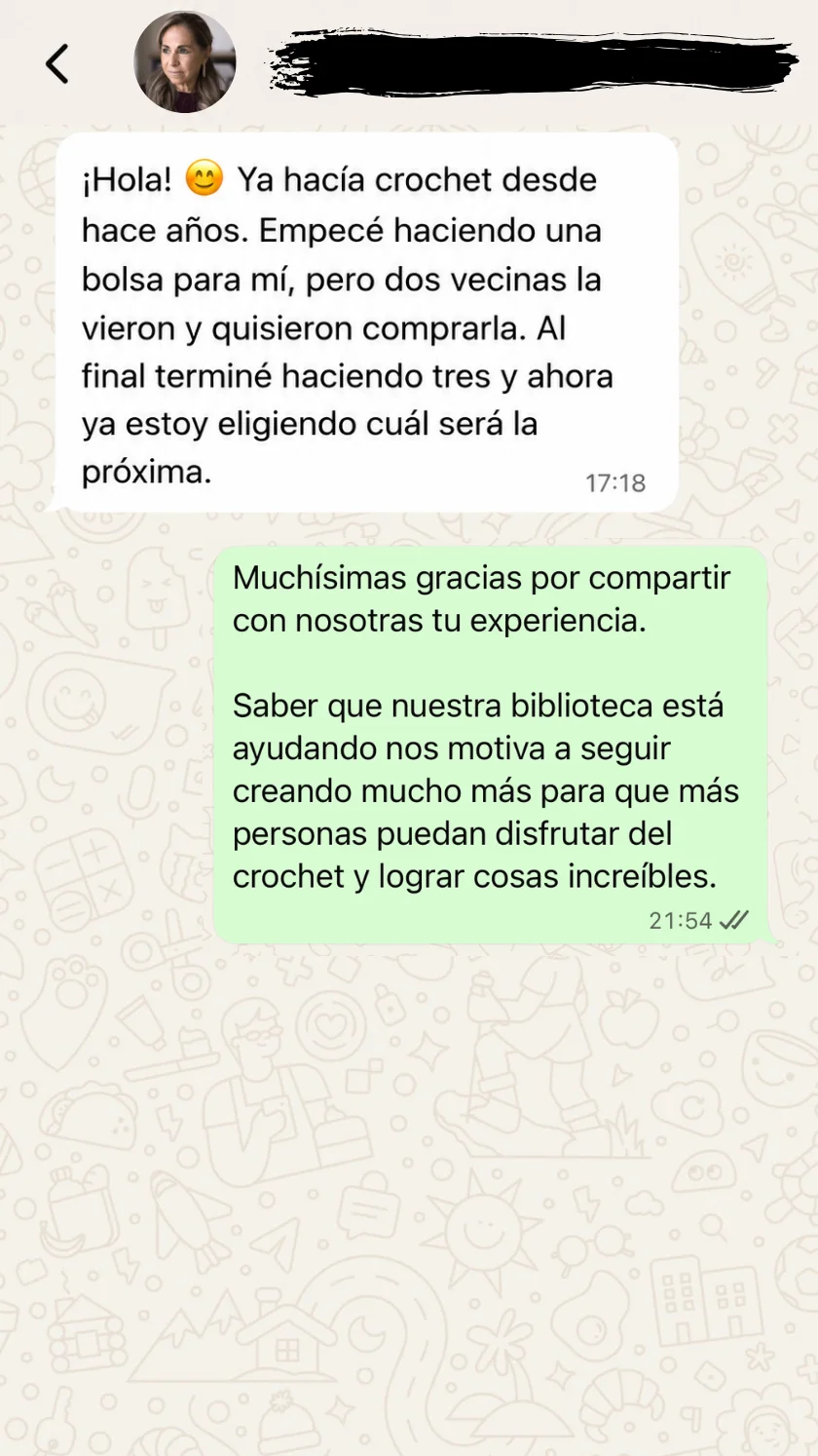 Testimonio real WhatsApp